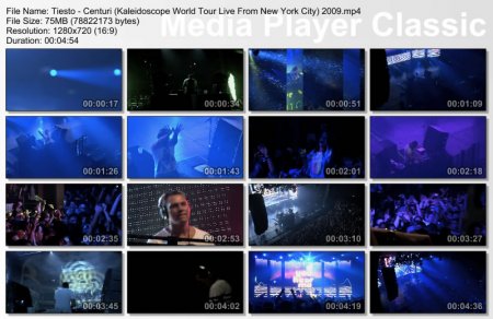Tiesto - Centuri (Kaleidoscope World Tour Live From New York City) 2009