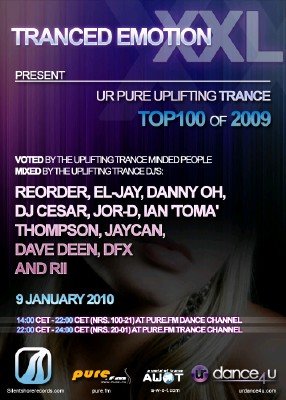 Tranced Emotion XXL - Uplifting Trance TOP 100 of 2009 (09-01-2010)