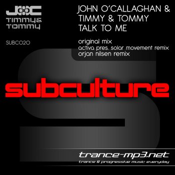 John OCallaghan And Timmy And Tommy-Talk To Me-2011
