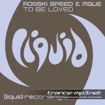 Ronski Speed And MQue-To Be Loved-WEB-2011