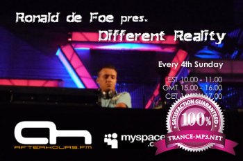 Ronald de Foe presents Different Reality 28-08-2011 
