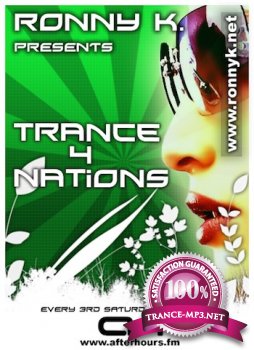 Ronny K. - Trance4Nations 052 -  Luminosity Pre-Mix (2 Hour TranzLift Guestmix) 16-06-2012