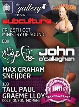 Aly & Fila, John O'Callaghan, Max Graham, Sneijder - Live @ The Gallery at Ministry of Sound  London