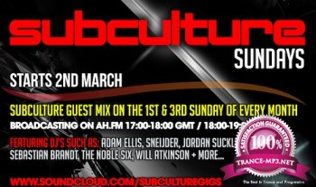 John O'Callaghan - Subculture Sundays (Guest Adam Ellis) (2014-03-02)