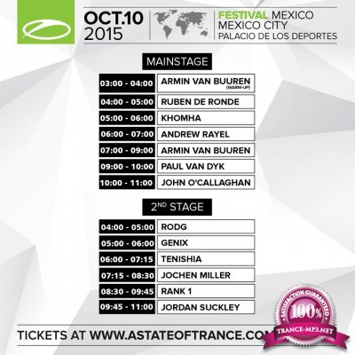 Armin Van Buuren - ASOT700 LIVE Festival from Mexico City (2015-10-10)