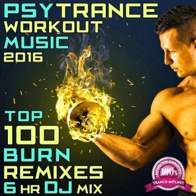 Psy Trance Workout Music 2016 - Top 100 Burn Remixes 6hr DJ Mix (2016)