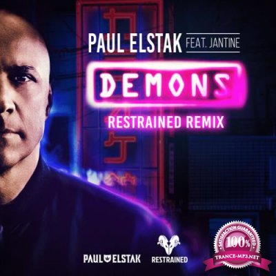 Paul Elstak Ft. Jantine - Demons (Restrained Remix) (2022)