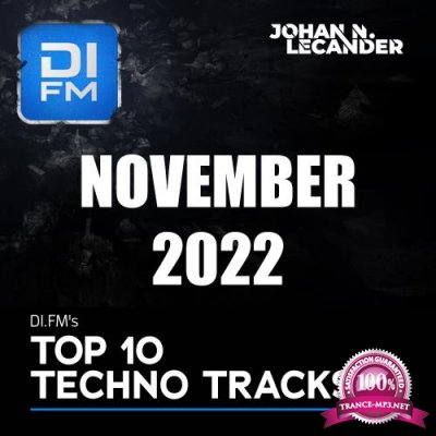 Johan N. Lecander - DI.FM Top 10 Techno Tracks November 2022 (2022-12-02)