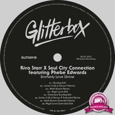 Riva Starr & Soul City Connection ft Phebe Edwards - Brotherly Love Divine (2022)